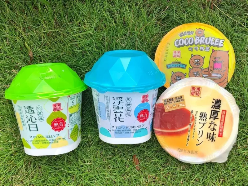 【 全台 ‧ 超商 】711人氣四款甜點開箱文 冬天也能吃暖呼呼的甜食 濃厚雞蛋熟布丁/可可布蕾/浮雲花/透沁日