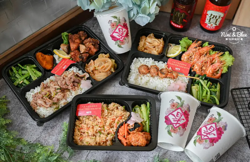 台味餐盒雙主菜+送飲料很豐盛，還有冷凍熟食包優惠中*妮妮布魯
