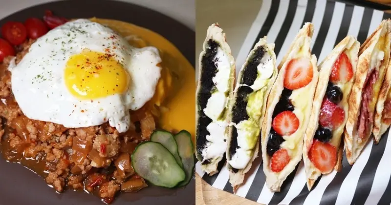 T&F手作吐司崇明店 多元的吐司簡餐選擇 特製打拋豬起司飯與草莓口味推出中