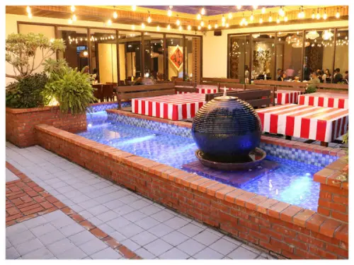 白天、晚上景色不一樣!美美噠～台中南屯/湄南河泰式庭園餐廳，好吃的泰式料理、泰國菜推薦!