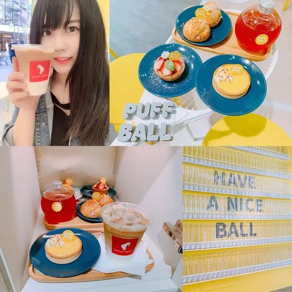 台中IG網美店|Puff Ball泡芙球 台中近期超夯打卡點 平價好吃又好拍!! 精明商圈美食