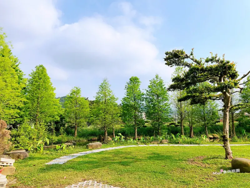 苗栗公館和風民宿 & 和風食堂 一泊二食 落羽松民宿  田園客家風光輕旅行