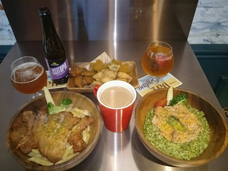 板橋火車站餐廳美食推薦【G+9鮮釀餐廳】包場/聚餐/春酒/約會都適合的車站美食餐廳!! 喝酒吃炸物一定要來的店><