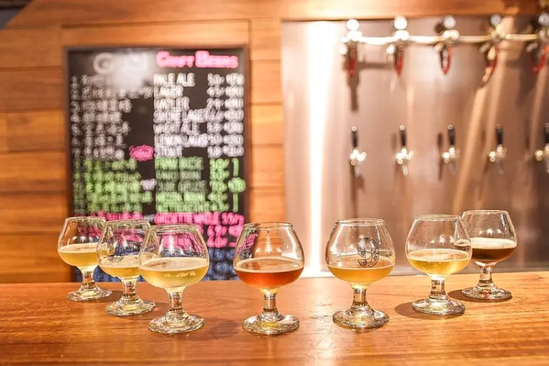 【板橋G+9鮮釀餐廳三民店】自製多款啤酒，餐點平價適合朋友聚餐的餐廳！