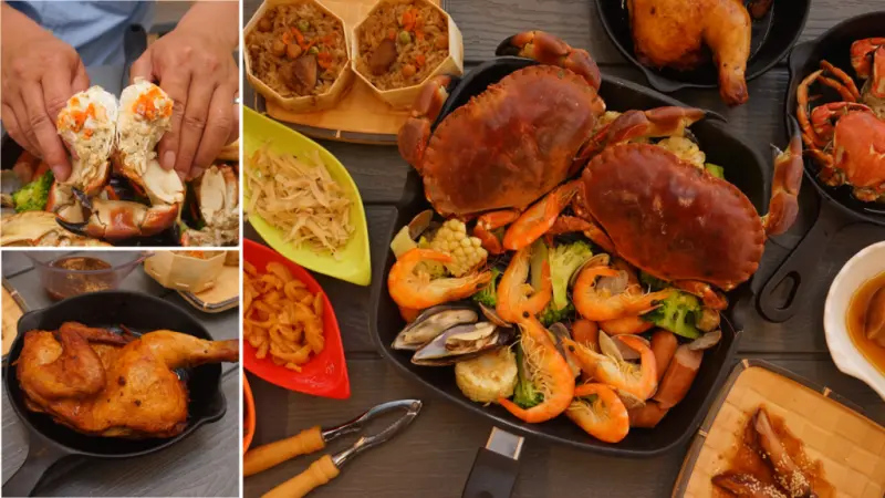 【台南海鮮餐廳】貨櫃碼頭 海鮮主題餐廳｜讓人不斷回訪的優質餐廳｜一探 蟹膏之王的愛爾蘭麵包蟹｜打卡送超美味烤雞！