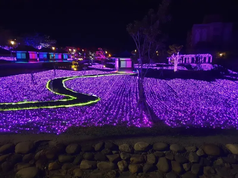 四重溪溫泉季 浪漫紫色星海 台灣燈會景點！(台灣四大名湯) 交通資訊~出門約會啦 - 跟著左豪吃不胖