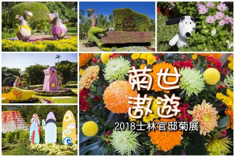 【台北展覽】菊世遨遊／2018士林官邸菊展～跟著變化萬千的菊花一日遊世界
