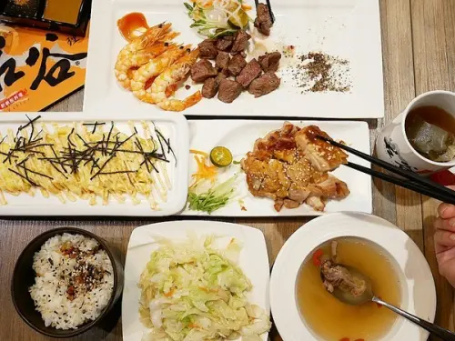 岩谷新鐵板料理Rock Valley-台中秀泰百貨鐵板燒  雙人套餐超值享用  每天還有超值經濟餐替小資族省點錢              