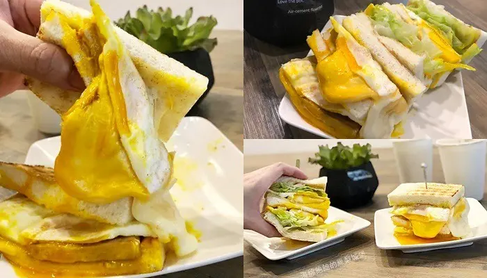 台北車站早午餐『可蜜達Comida北門店』起司瀑布與半熟蛋的完美結合，大推炭燒甘蔗鮮奶茶，吐司、蛋餅、早餐、菜單價位(台北車站/捷運北門站)