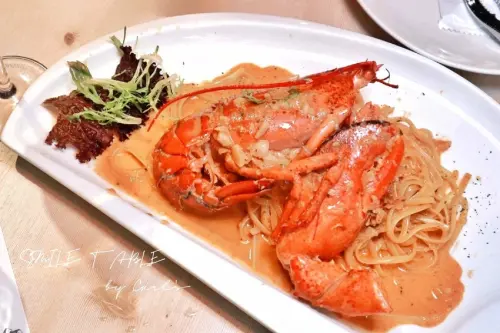 【台北南京三民】 SMILE TABLE 微笑餐桌：霸氣龍蝦麵海味如浪般捲起 /民生社區 