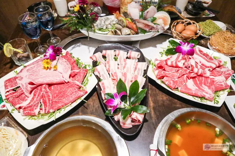 新莊美食-喜園涮涮鍋-鹿兒島的頂級A5和牛肋眼VS有機農場的新鮮蔬果/有機火鍋