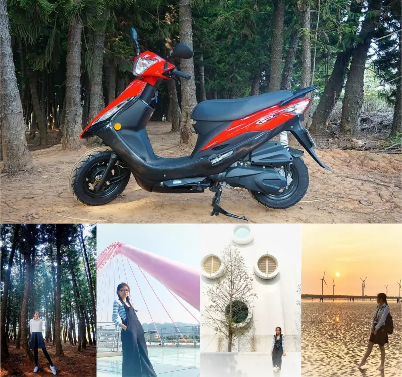 ♚女孩趴趴走♚順風機車出租。台中火車站租車。旅遊租機車。台中山海玩翻天，發現台中市區之外的城市之美