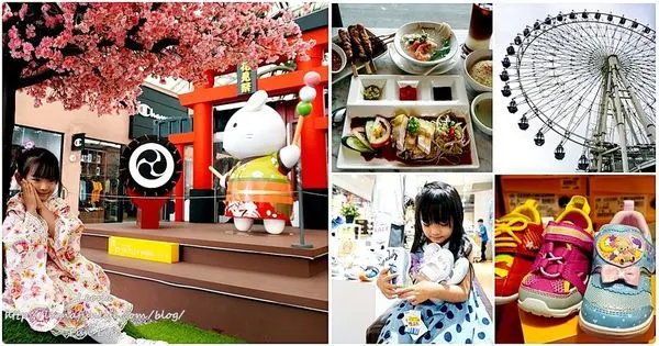台中海線一日遊｜春日賞櫻好去處、眺望海景摩天輪、享受金爸爸馬來西亞風味餐，親子設施一應俱全|台中三井OUTLET