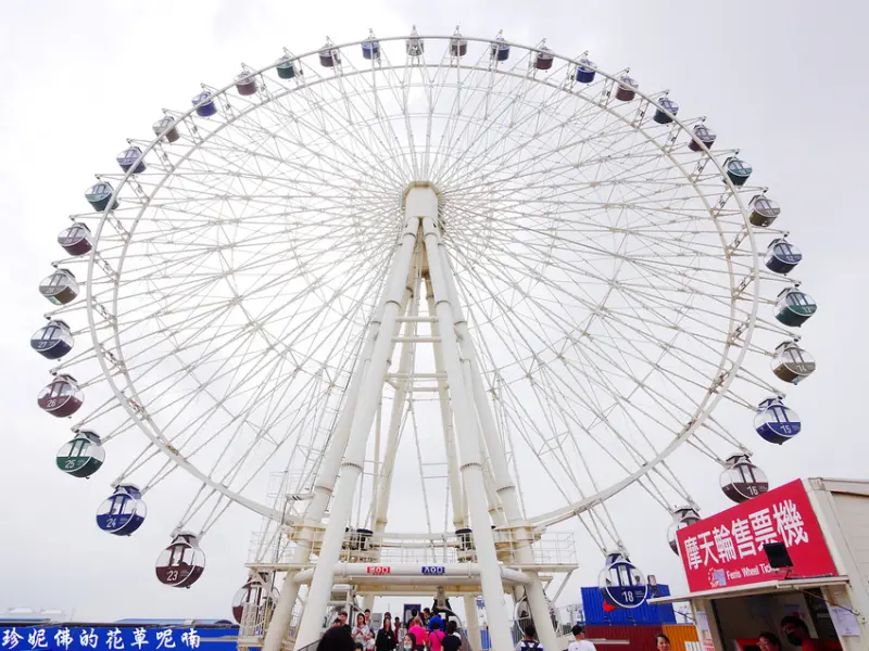 【台中-梧棲區】MITSUI OUTLET PARK台中港｜搭乘台中之星海景摩天輪