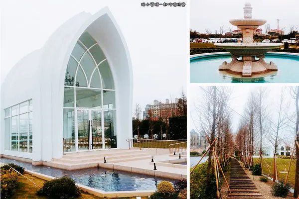 【桃園爆紅景點】莊敬大池絶美白色教堂 令網美也婚頭的熱門婚宴會館 IG打卡新熱點