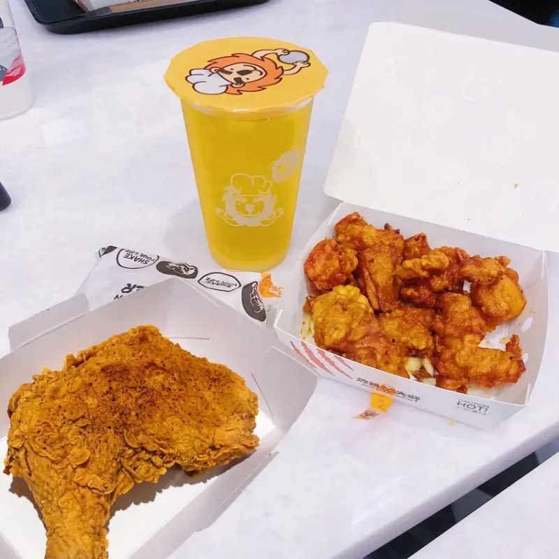 [台北]大直新開ATT 4 Recharge ~美食街餐廳分享 各式炸物好滿足 炸雞大獅/dicos德克士炸雞