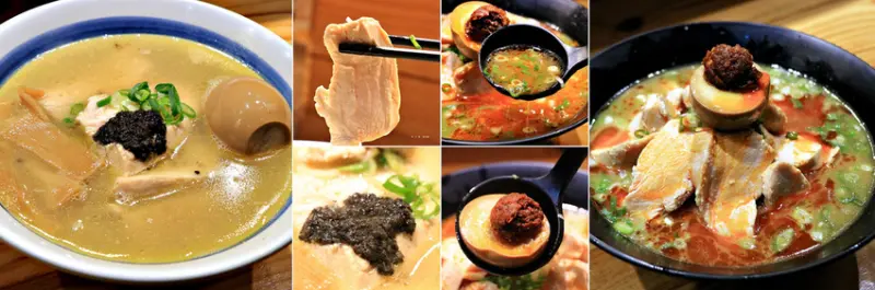 【台中‧北屯】幸花雞白湯拉麵 台中文昌店‧巷子中的平價拉麵 百元吃松露拉麵 激推火山極辛拉麵