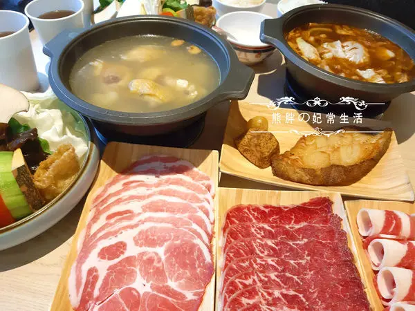 【台中】高cp值火鍋新鮮食材,特推獨家芝麻醬,獨特養生好鍋盡在八漾原淬火鍋