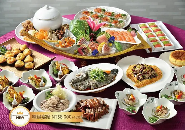 台中尾牙桌菜餐廳推薦~仙園海鮮會館 一步一腳印鵝肉攤起家的婚宴會館 澎湃海鮮料理大船入港桌菜5000元起 尾牙春酒聚餐的好選擇