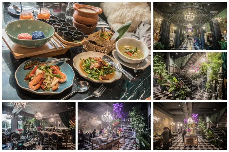 [桃園市]桃園泰式料理推薦，網美必訪！桃園最美的泰式料理餐廳！Thai J 泰式料理餐廳-桃園南平店 - 大手牽小手。玩樂趣