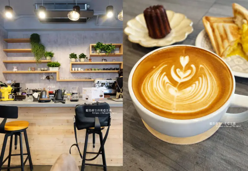 台中西屯│Queue cafe-金錢豹後方巷弄轉角咖啡館 - 藍色起士的美食主義