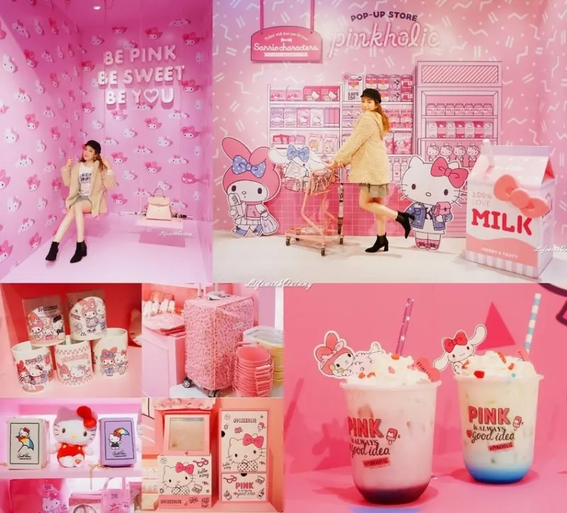 【逛逛】拍照拍到飽! 超可愛期間限定商品 ♫ 三麗鷗PINKHOLIC粉紅閨蜜期間限定店