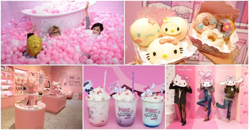 Pinkholic三麗鷗粉紅閨密期間限定店-Hello Kitty、美樂蒂、大耳狗獨家周邊商品x粉嫩夢幻場景 - 金大佛的奪門而出家網誌