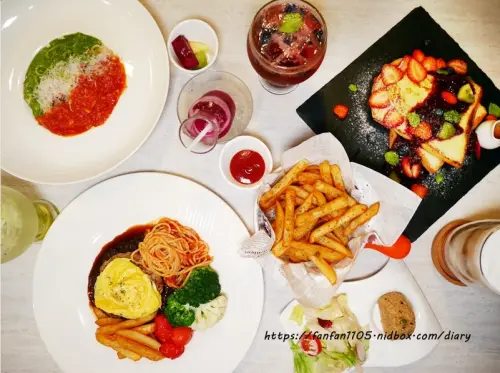 【國父紀念館義式餐廳早午餐】Gattino #免費生日蛋糕 #早午餐 #義式餐廳 #義大利麵 #鮮奶吐司 #甜點 #國父紀念館