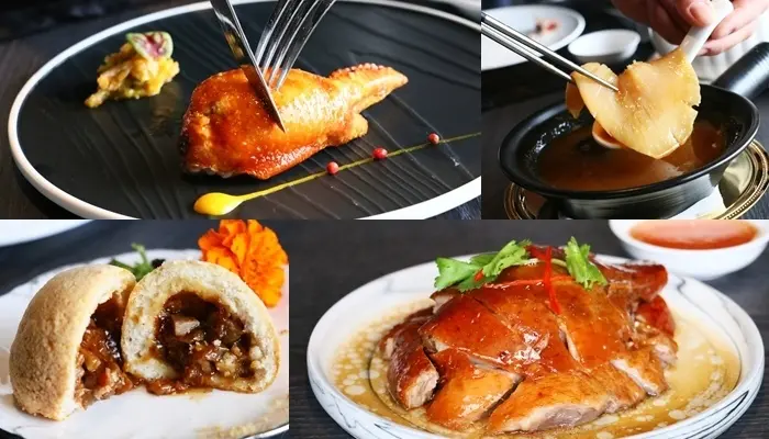 『漢來名人坊高級粵菜餐廳(台北大直店)』ATT 4 Recharge美食，香港米其林星級料理，必吃燕窩雞翅，套餐合菜，菜單價位，包廂聚餐(捷運劍南路站)