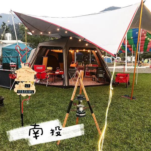 南投露營區｜青青農場親子露營區 x 近埔里市區 • 小沙丘與戲水池 • 小朋友彷彿置身天堂