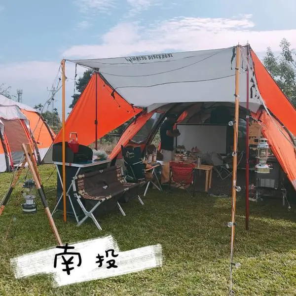 南投露營區｜茶吾此露 x 隱身於暨南大學內享受綠油油的大草皮
