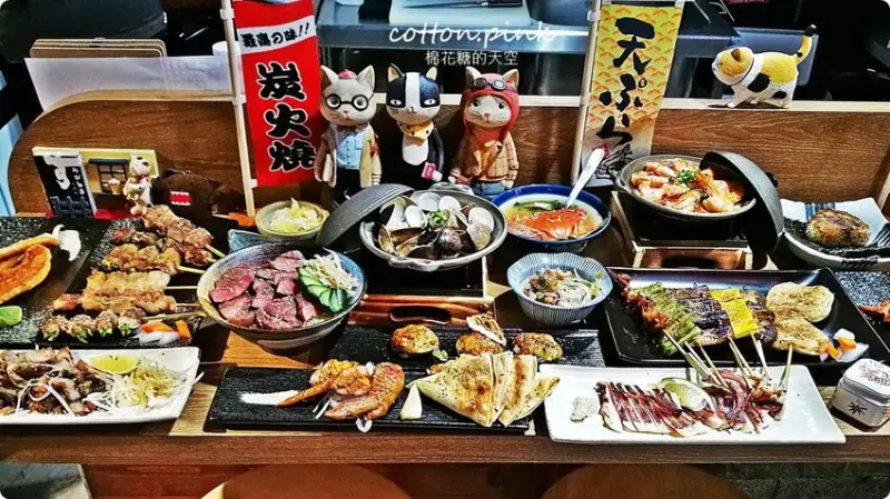逢甲夜市隱藏版居酒屋-炭燒烤不只串燒好吃，牛排丼肉多到看不到飯了啦！ - 棉花糖的天空