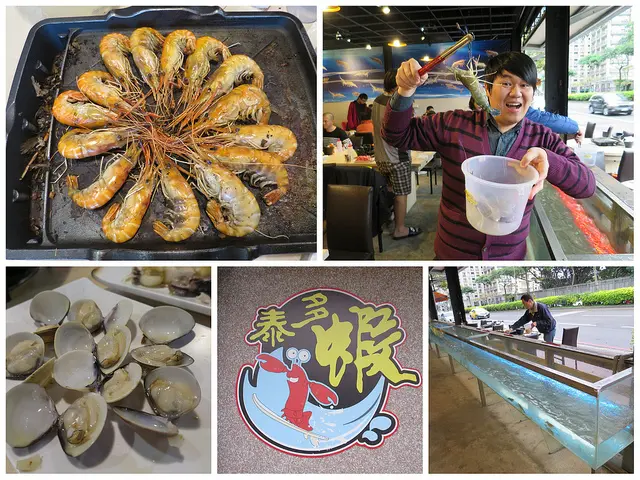 【桃園中壢美食】泰多蝦流水道夾蝦場，LED流水道「泰國流水蝦」吃到飽，蝦子肥美新鮮還有蝦膏!!