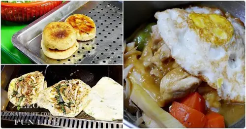 台中夜市|太原夜市|青島尹蔥油餅餡餅 廖a古早味刈包 廟口招牌鐵板燒肉蔥油餅 極將咖哩 鹿水谷堂|減塑生活 