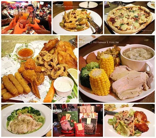 『高雄。加楓二 Fh2-Taphouse & Pizza Pub』～2018聖誕趴／加拿大老闆的餐廳／交換禮物／壽星優惠