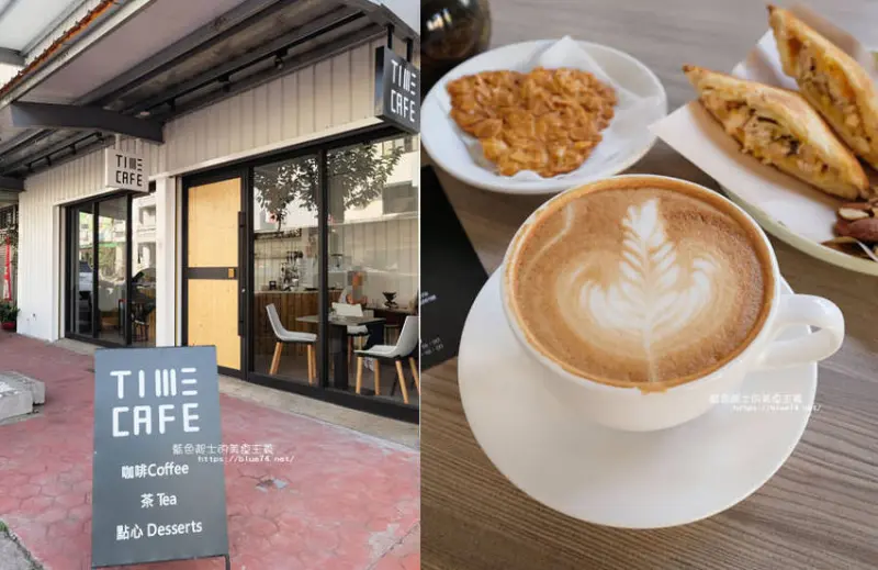 台中豐原│Time cafe-豐原新開咖啡館，來杯咖啡時刻，有咖啡、熱壓吐司、舒芙蕾及餅乾 - 藍色起士的美食主義