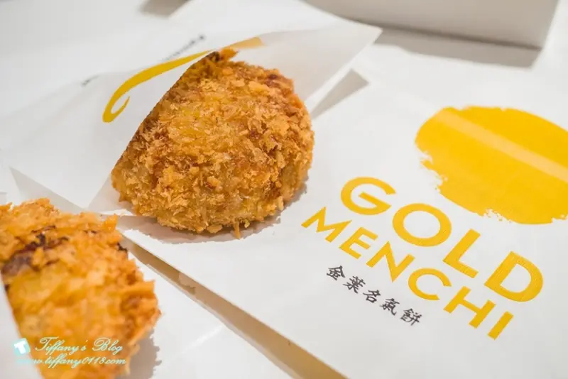 金葉名氣餅GOLD MENCHI/銅板價50元的日本超人氣炸肉餅/微風南山必吃排隊美食