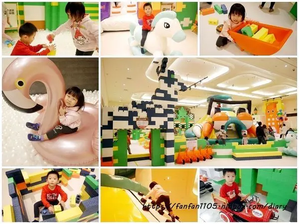 【新光南西】建築樂園-悠遊島 動物狂季 #室內親子樂園 #氣墊 #親子 #積木