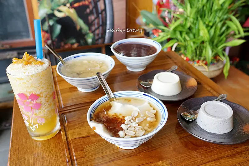 【台中豐原】懷舊復古甜品店『本果洋行-豐原店』。堅持手作的平凡美味｜粉圓豆花、銀耳蓮子湯、紫米紅豆粥｜中興街美食
