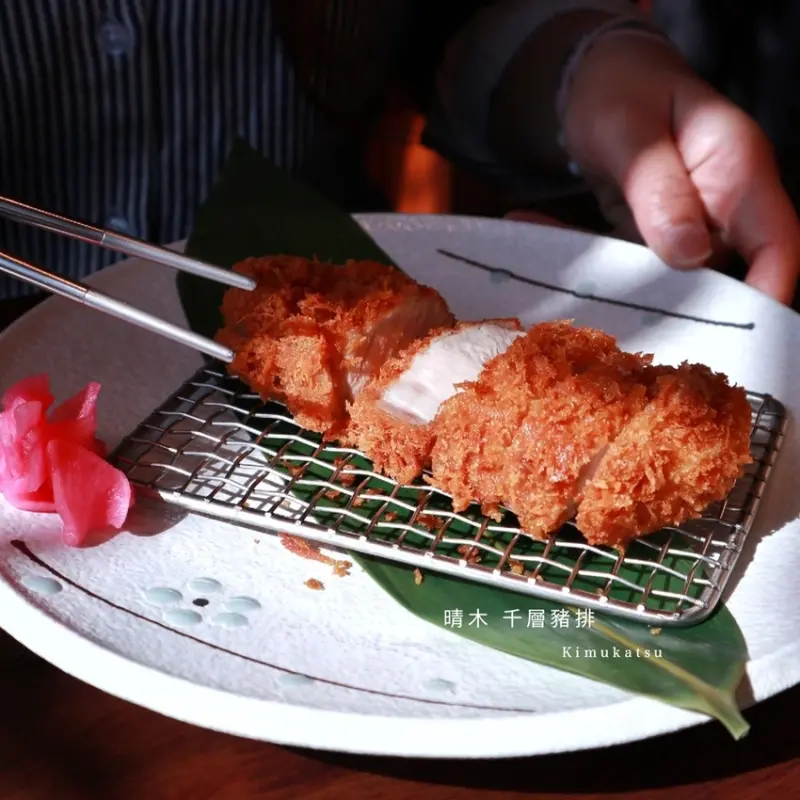 【台北微風南山美食】晴木千層豬排，台灣限定塔香千層豬排