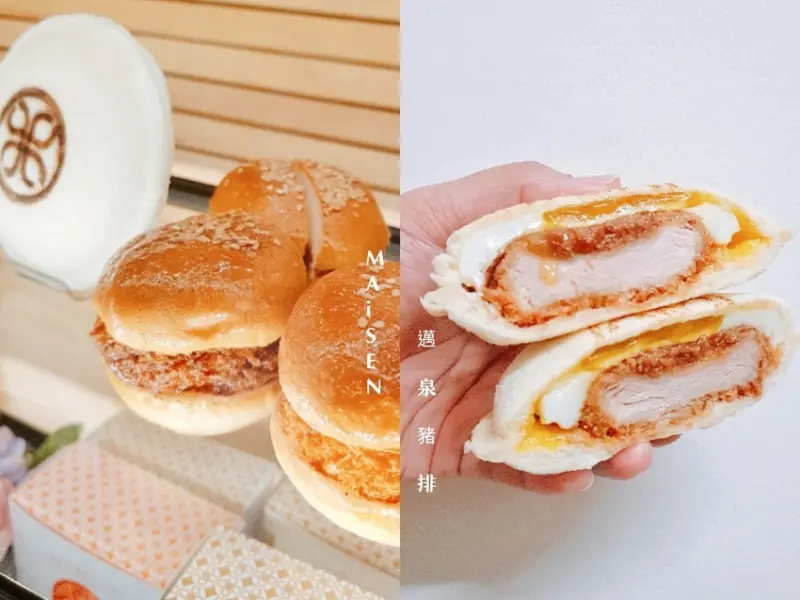 【台北微風南山美食】MAiSEN邁泉豬排(とんかつまい泉) ，可愛迷你腰內豬排小漢堡。
