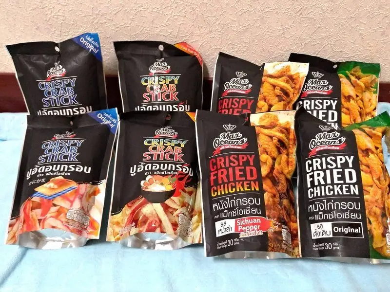 年假必備泰國團購零食~酥脆好吃的MAX OCEANS炸雞皮!