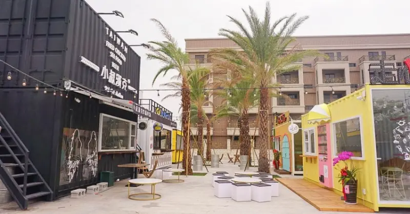 員林新景點｜Mini Container Market員林貨櫃市集預計年前試營運，網美準備衝了：馬卡龍貨櫃屋、工業風，少女心噴發！