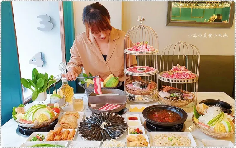 台中火鍋║燃燒吧火鳥？超華麗”鳥籠火鍋”再升級，3層鳥籠火烤兩吃，網美浮誇系火鍋，燃燒你的胃！