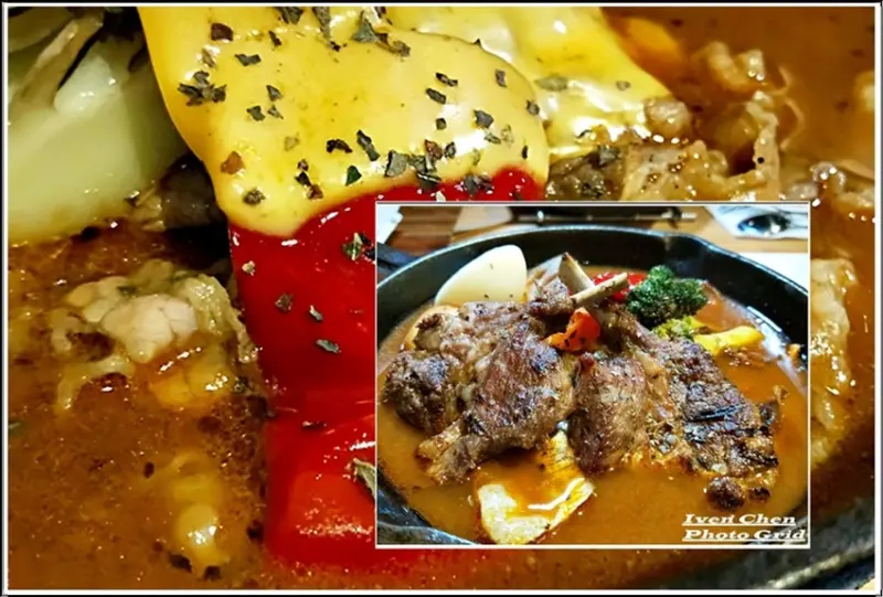 《台北中山咖哩》下班後暖心暖胃料理/可以喝的養生湯咖哩/誠意夠份量足的厚切牛排湯咖哩/法國小羊排湯咖哩/霜降牛肉湯咖哩-『銀兔湯咖哩-中山店』              