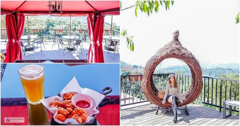 桃園復興美食-丸山咖啡-欣賞四季景緻的唯美浪漫風格景觀咖啡廳/義大利麵 鬆餅 下午茶/寵物友善、親子友善餐廳