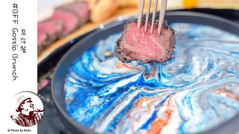 閨密可以盡情聊天的早午餐店，超美的星空牛排其實是Prime翼板牛排佐檸……｜布雷克出走旅行視界