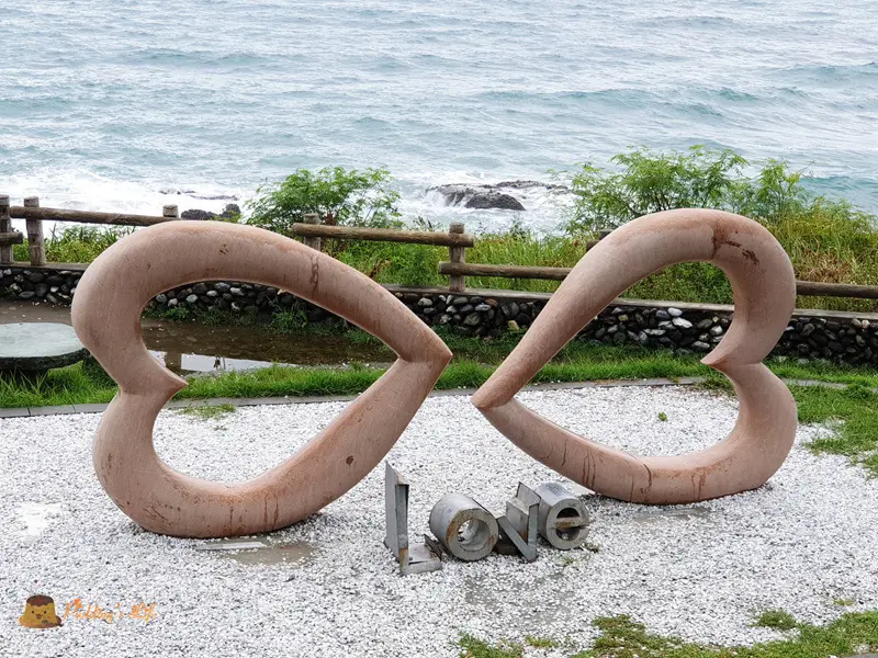 【花蓮旅遊】心心相印海景雙心石雕《石門班哨角》台11線豐濱LOVE景點