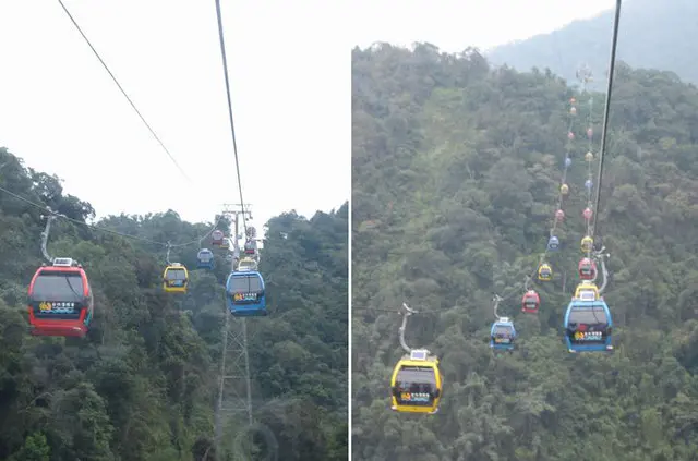 空中飽覽湖光山色~日月潭纜車