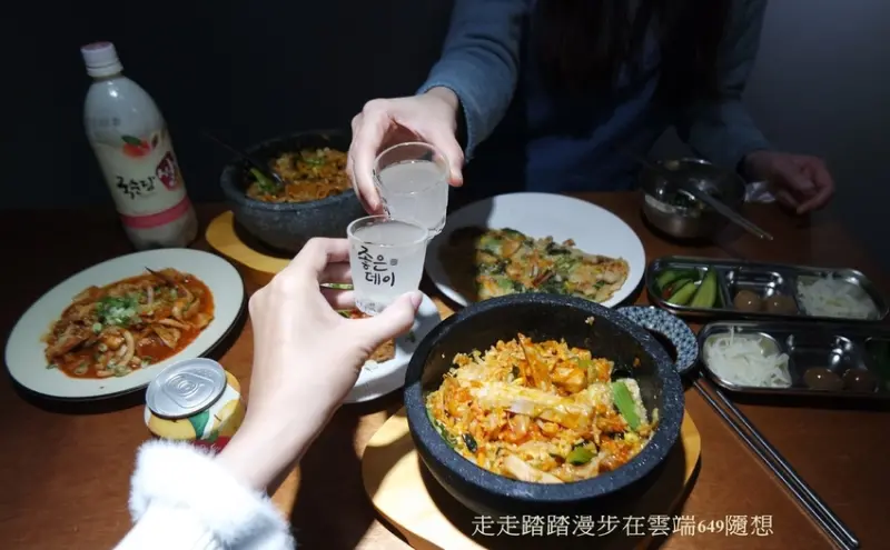 【中山韓式料理韓式拌飯】四米大石鍋拌飯專賣，隱藏在老宅公寓的美食